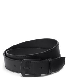 Belts Ceinture en cuir rectangulaire arrondie, 35 mm