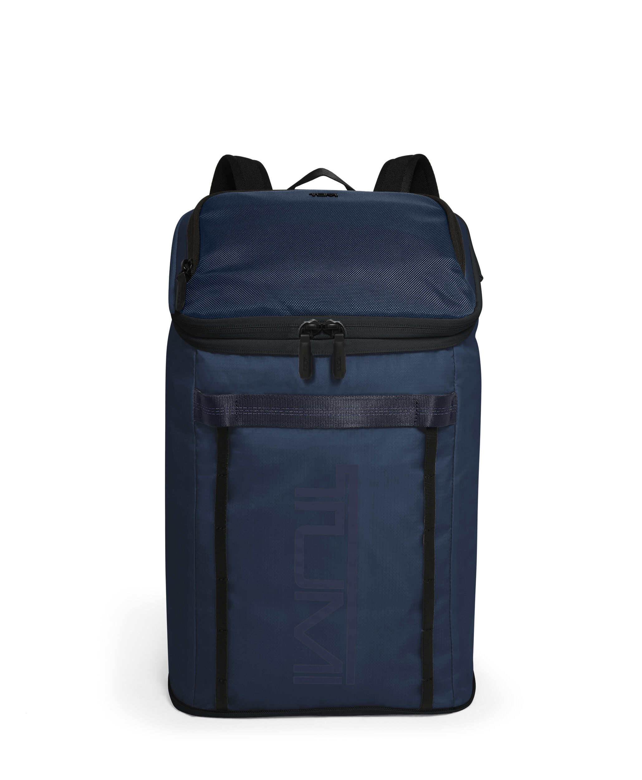 TUMIダークブルー ナイロン バックパック NWT TUMI Parrish Backpack Charcoal with Chevron Blue Trim & Blue