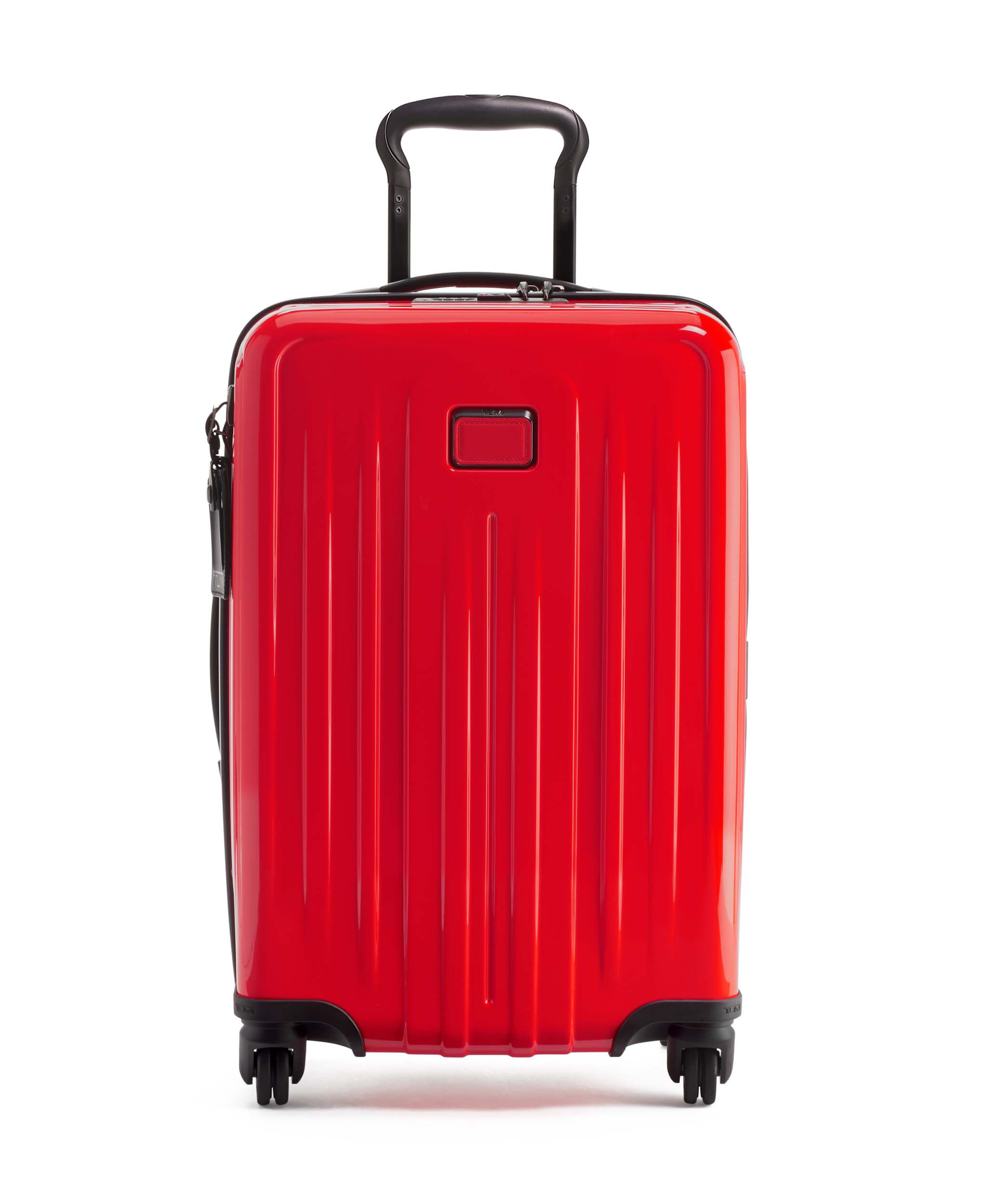 tumi red carry on