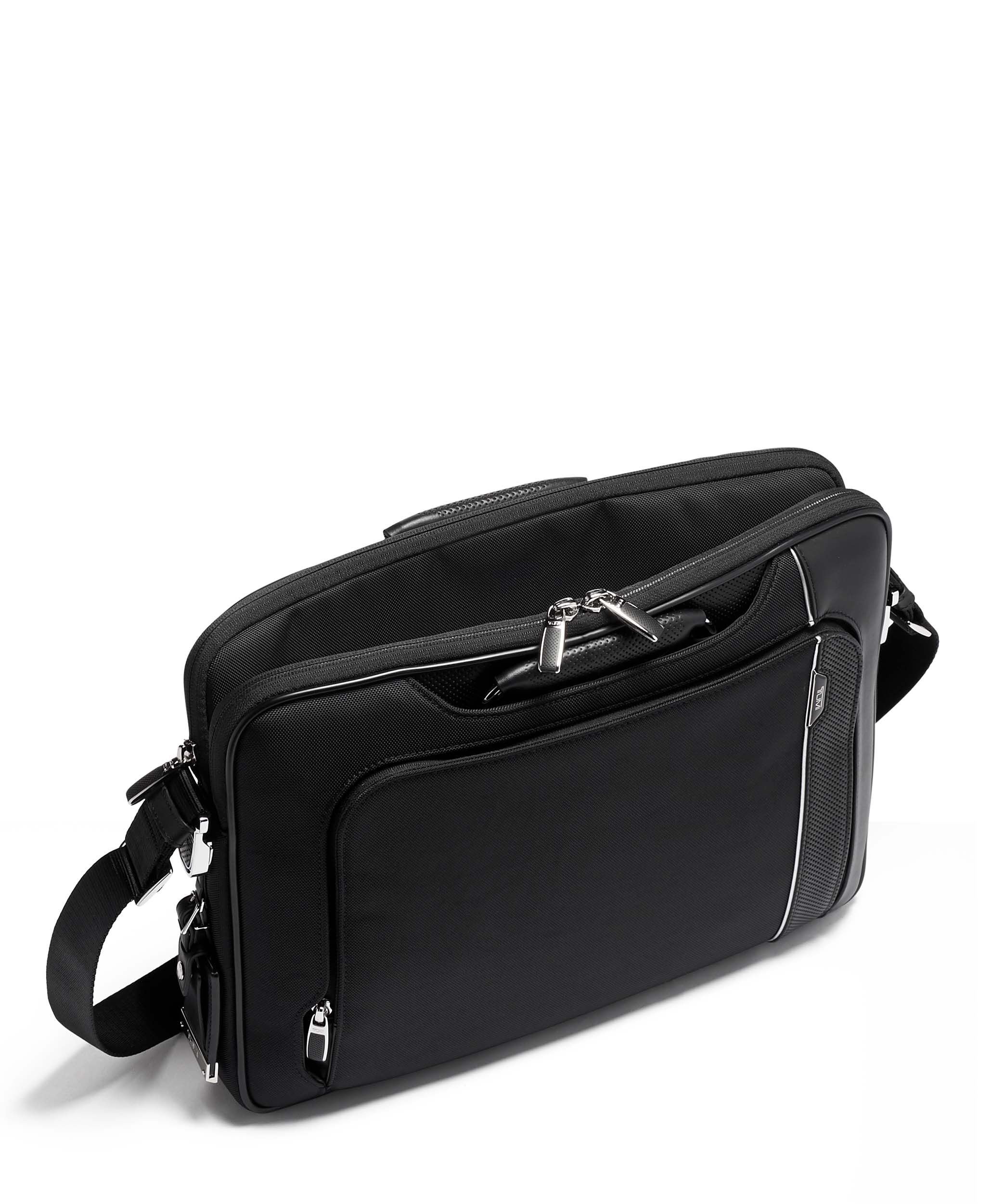 Tumi hannover slim brief leather outlet