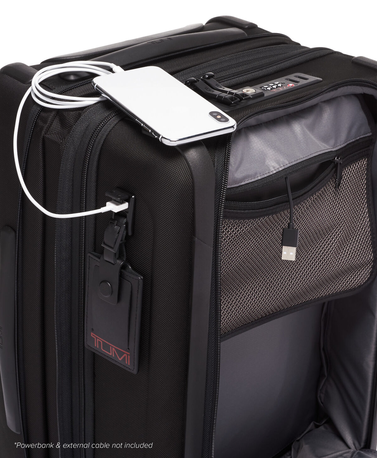 TUMI Alpha 3 INTL DUAL ACCESS 4WHL C/O Black