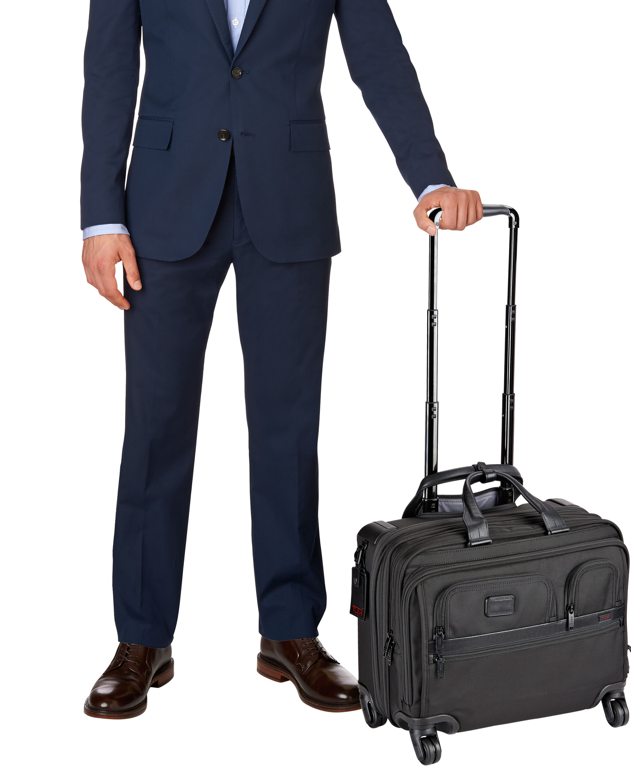 4 Wheeled Deluxe Brief with Laptop Case 