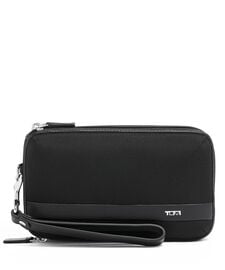 Alpha Triple Zip Clutch